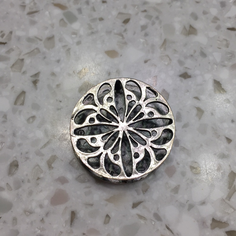 Silver slide necklace